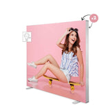 2m Wide Fabric LED Lightbox Display Walls
