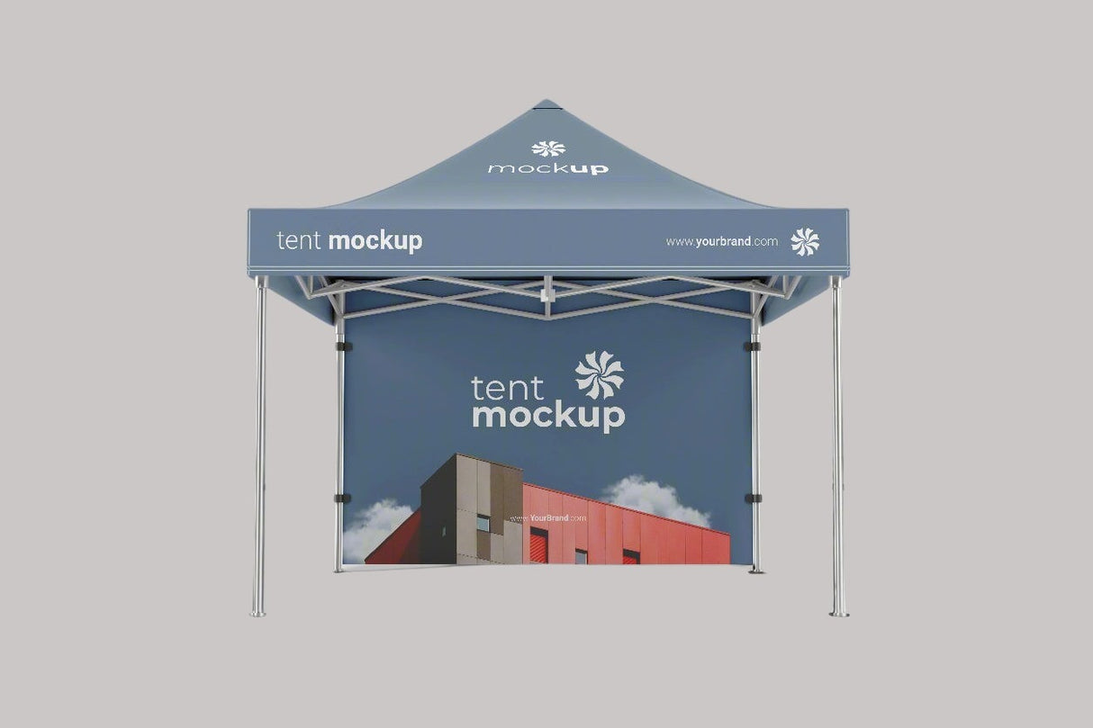 3m x 3m Gazebo frame branded roof and wall