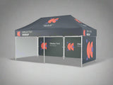 6m x 3m branded pop up gazebo tents