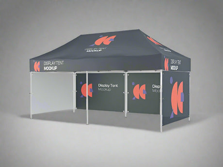 6m x 3m branded pop up gazebo tents