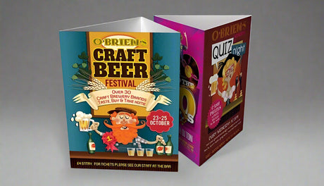 A6 Table Tent Talkers