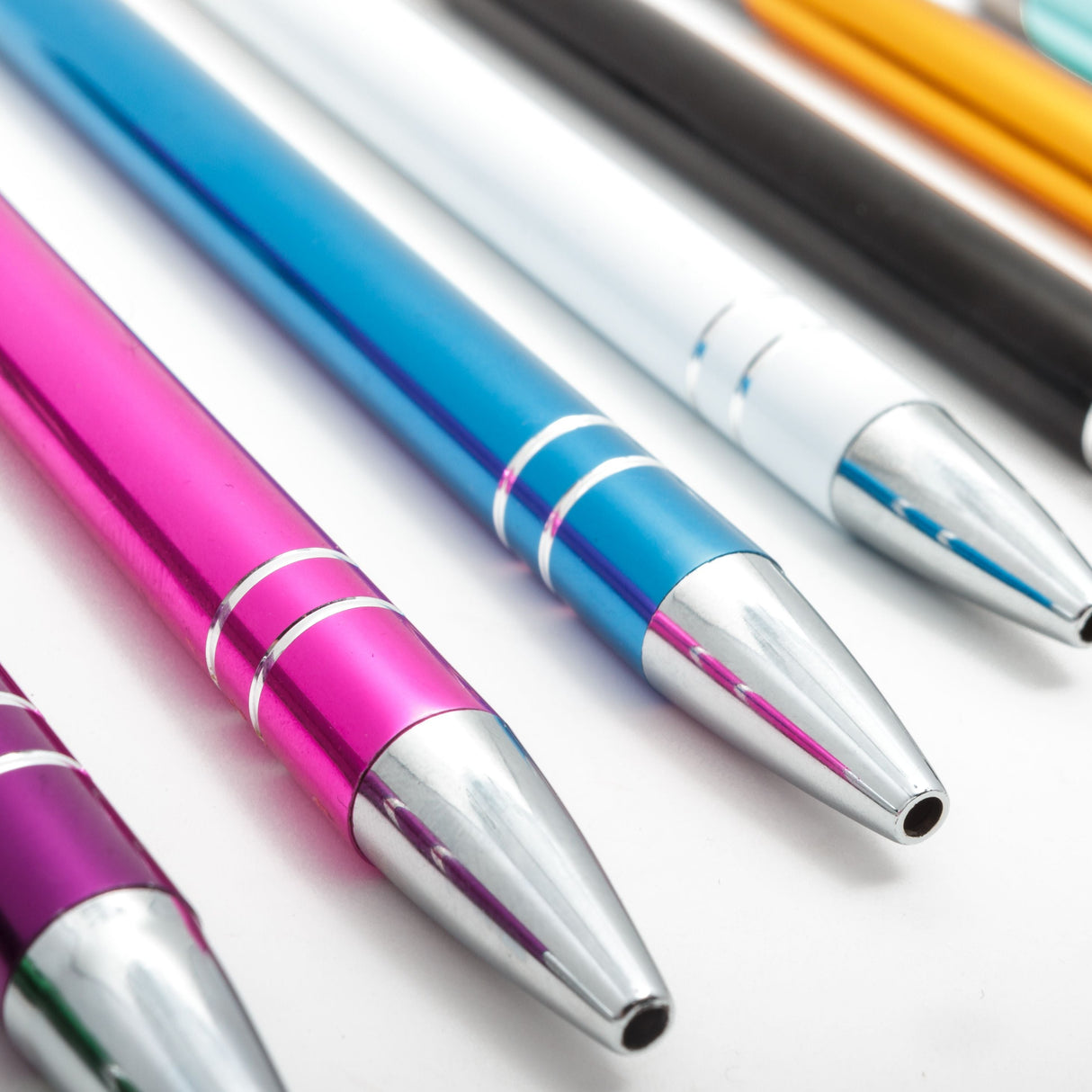 Aluminium Click Ballpoint Pens