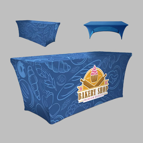 Branded Stretch Fabric Table Covers