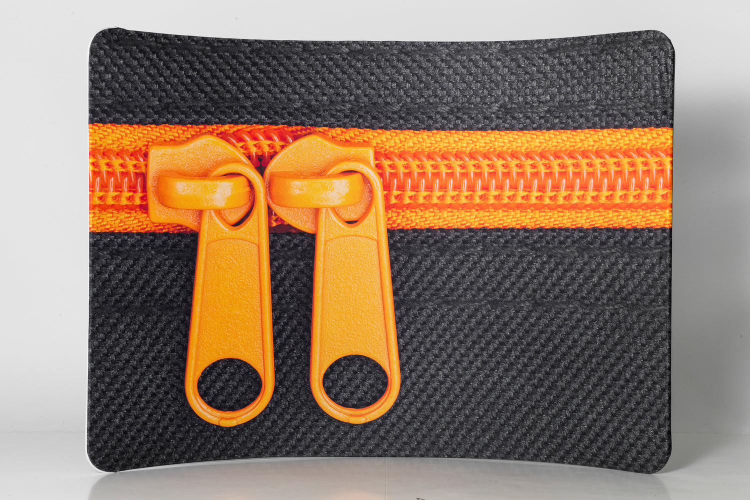 Branded curved exhibition stand for conferences and promotional events