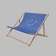 Branded double deck chair with custom logo print for events