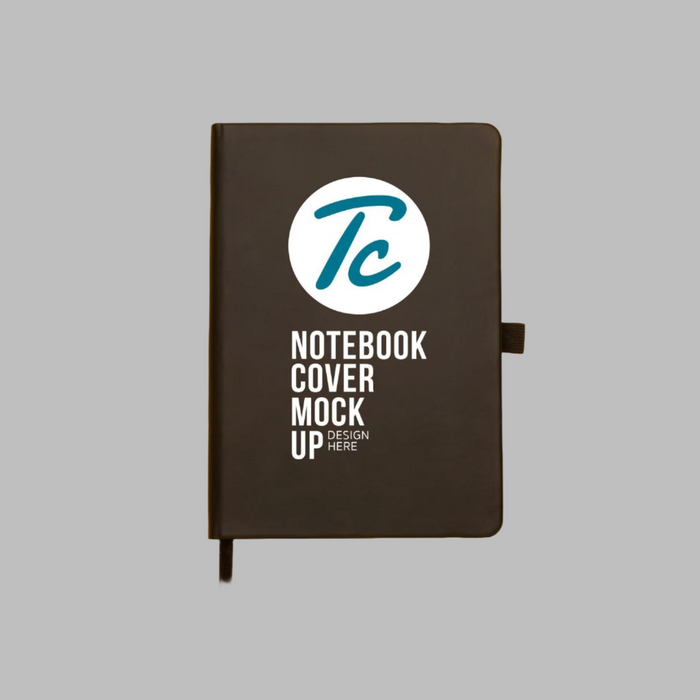 Custom branded notebook with company logo for corporate events