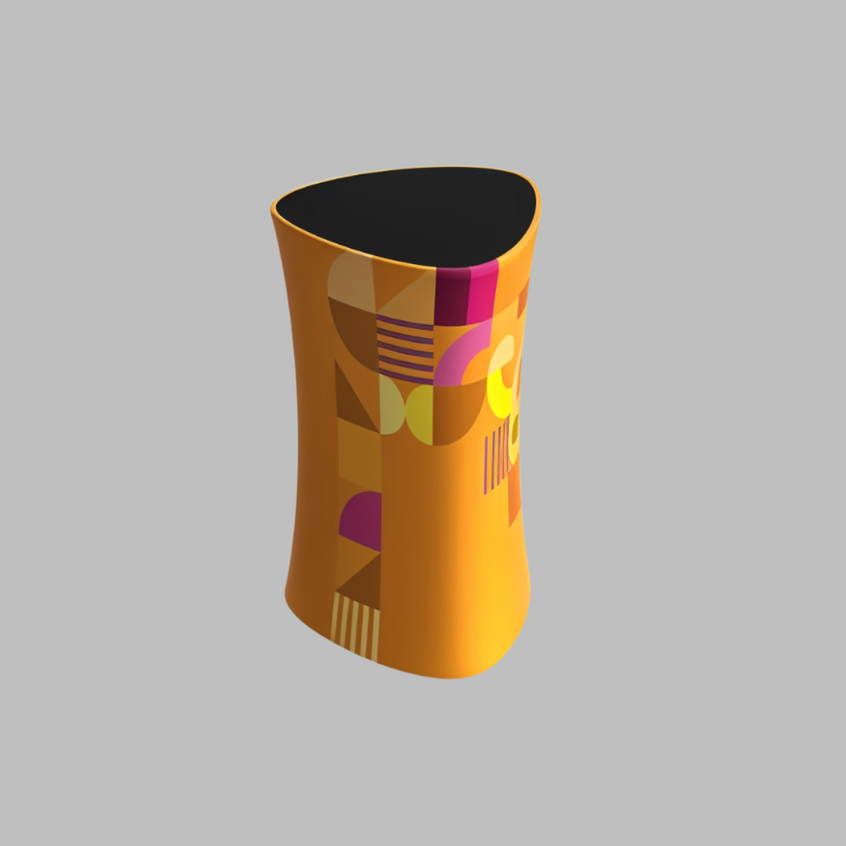 Fabric display counter with internal storage shelving