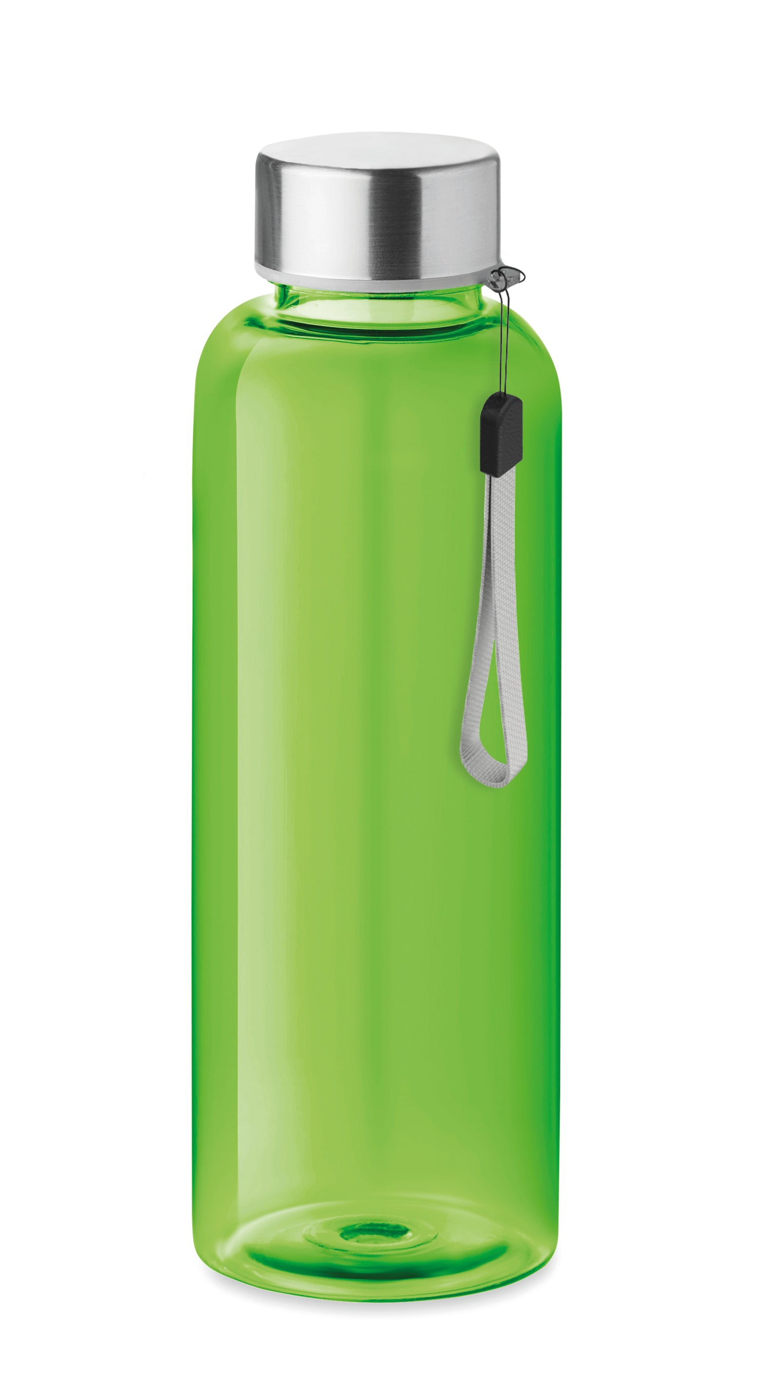 Green Tritan 500ml gym water bottle with logo