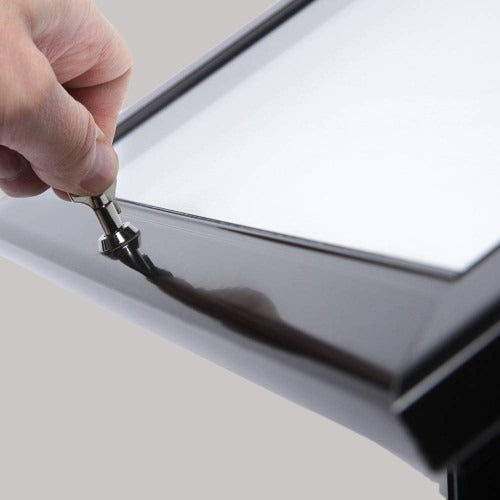 LED Lockable A3 Menu Stand