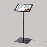 LED Lockable A3 Menu Stand