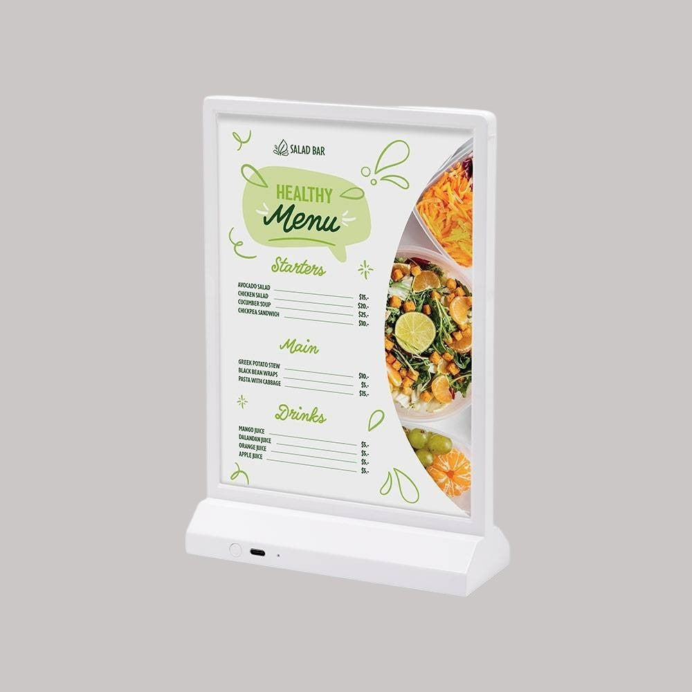 LED Menu Stand