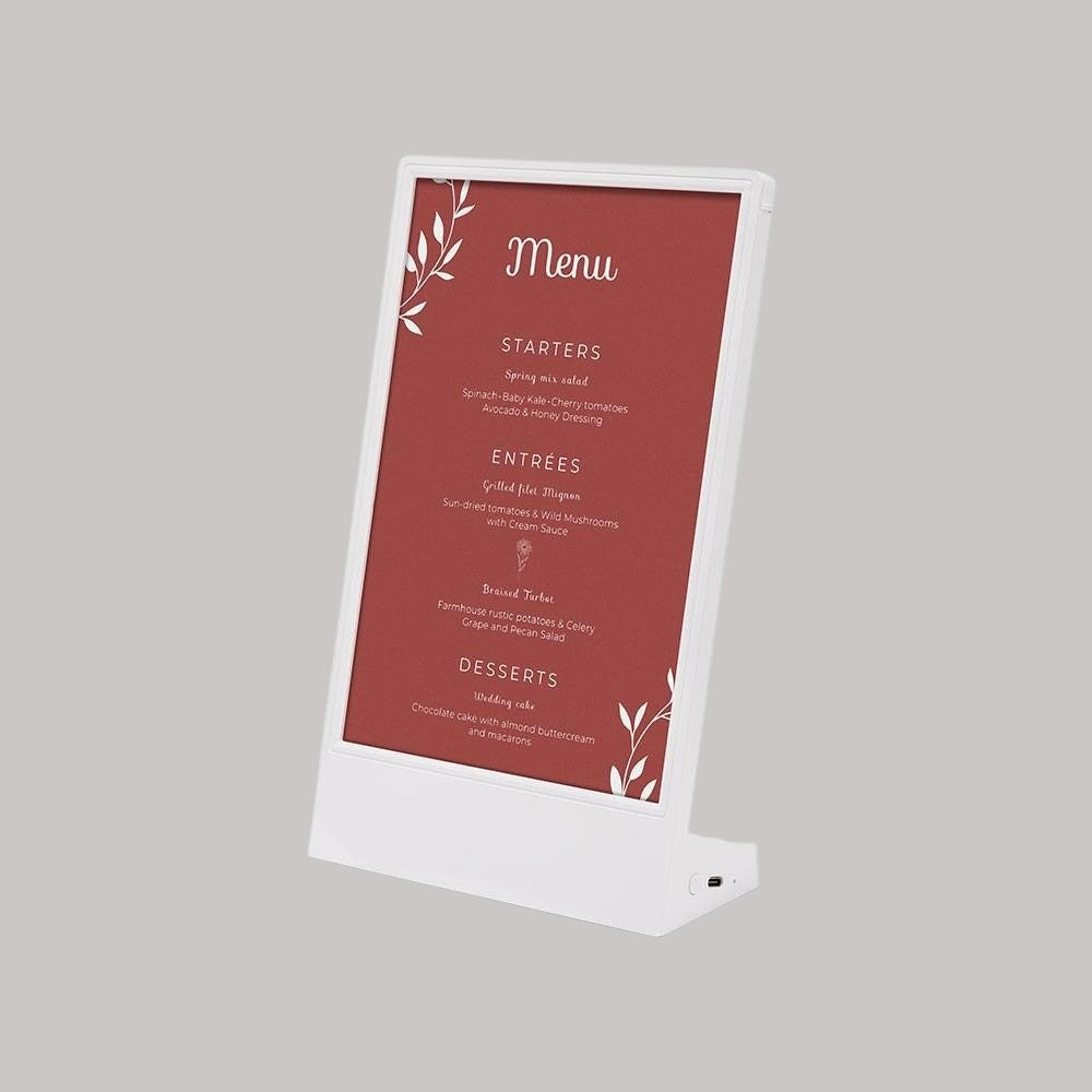 LED Table Menu Stand