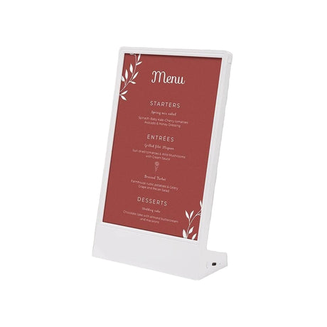 LED Table Menu Stand