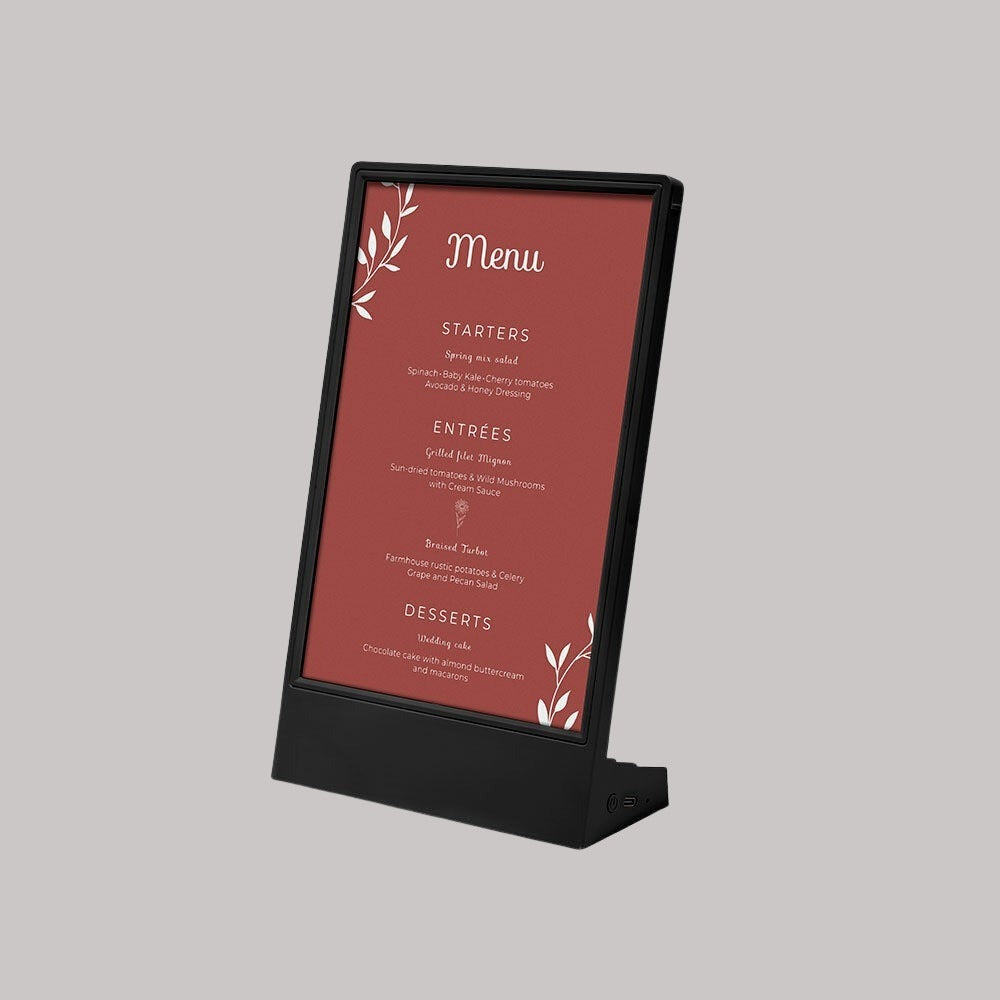 LED Table Menu Stand
