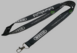 Printed Lanyard with sublimation print edge-to-edge on both sides of the custom made lanyard