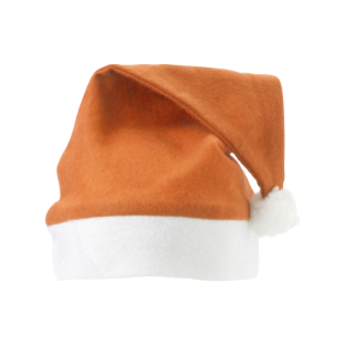 Promotional Christmas hat with embroidered logo