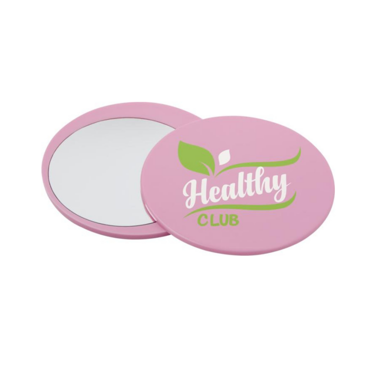 Promotional makeup mirror with sliding design