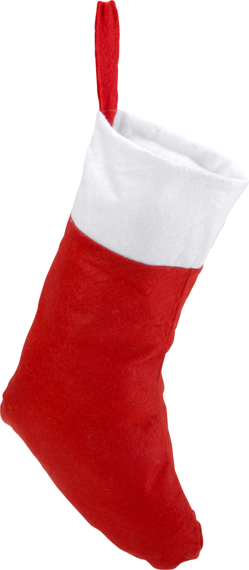 Red personalised stocking with festive branding