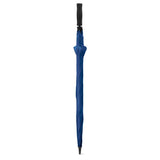 Royal blue 30-inch golf umbrella folded with black EVA handle