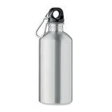 Silver recycled stainless steel promotional bottle 500ml