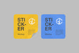 Square Stickers On Sheets