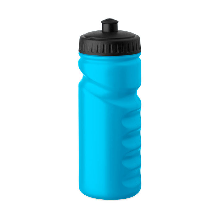 Turquoise branded 500ml sports bottle for schools