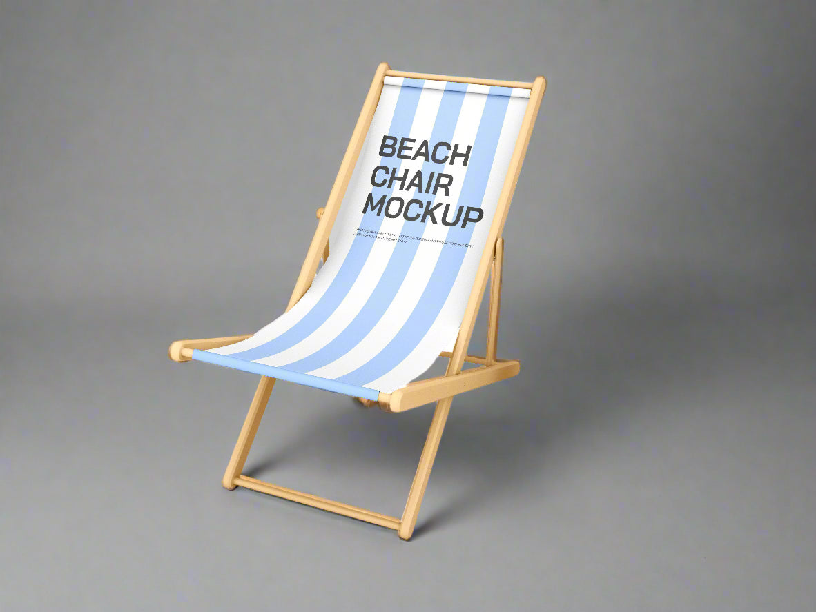 branded printed deck chairs