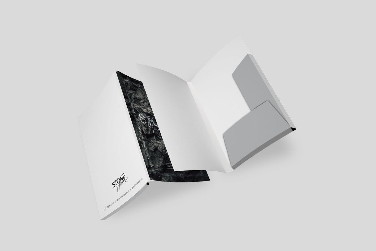 inter locking presentation folders