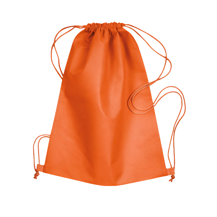 Orange Drawstring Plain Drawstring Bags for Events and Giveaways – BrandMe.ie