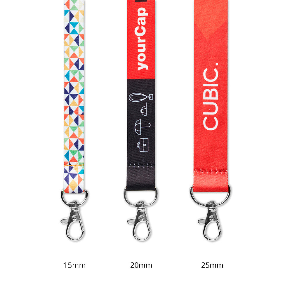 printed lanyards full colour dye sublimation detail