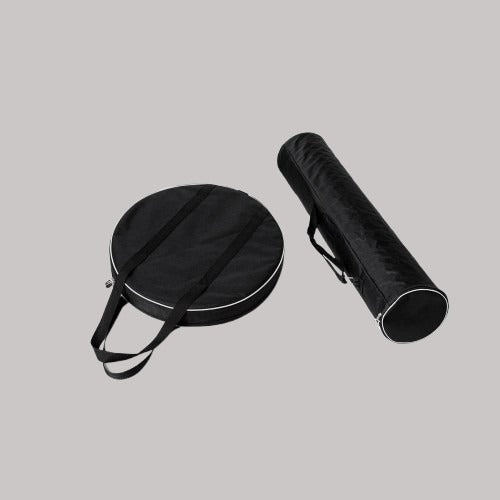round branded display counter podium