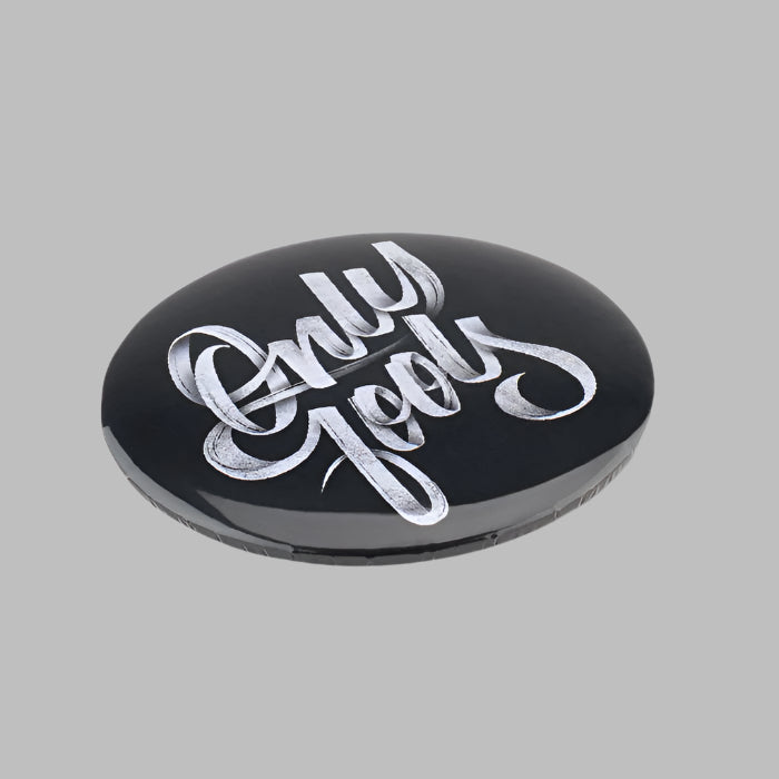 round pin badges